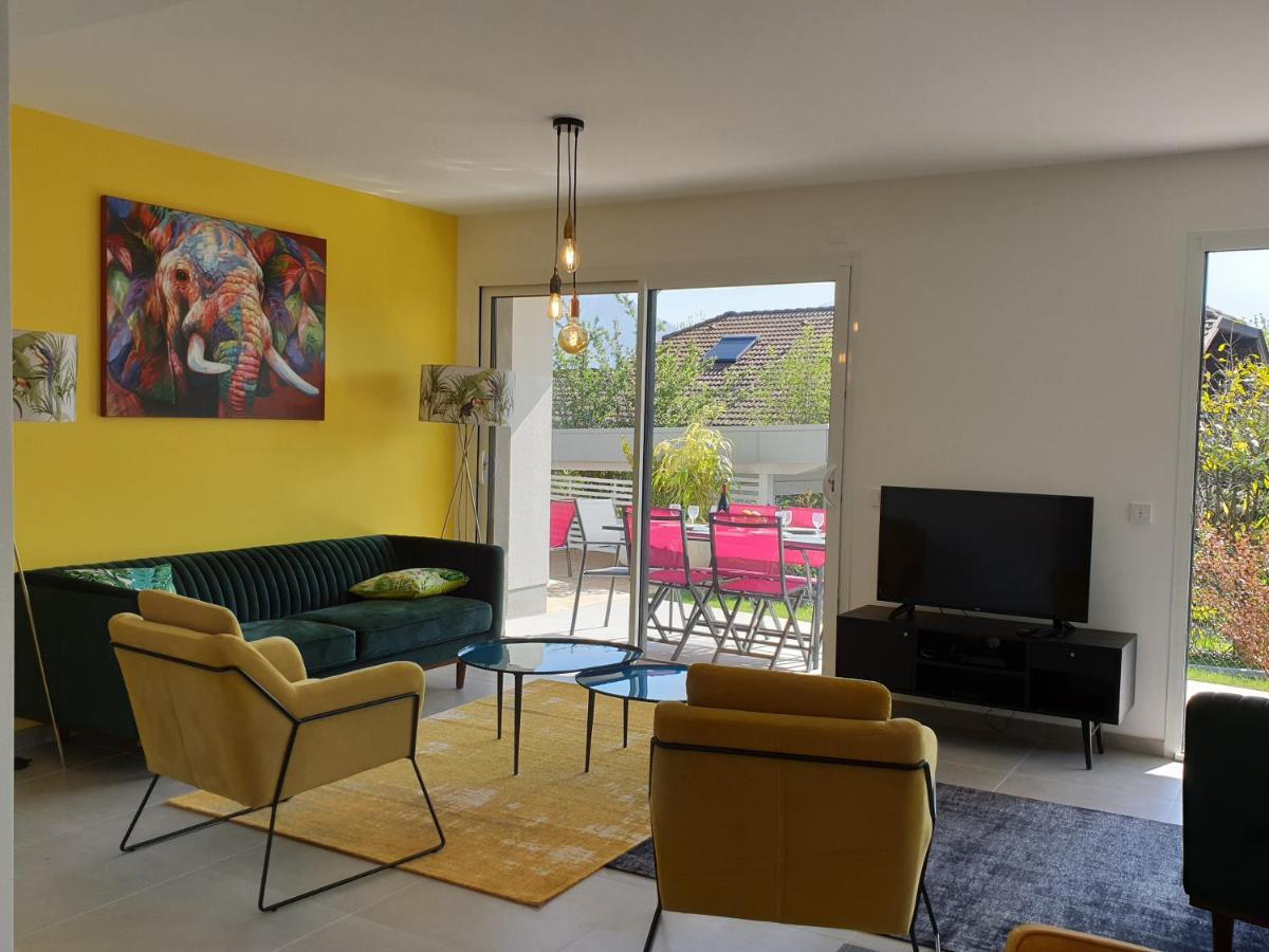 L'Appartement Jardin Avec Vue Montagnes Sévrier Exterior foto