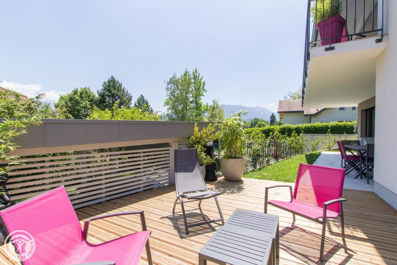 L'Appartement Jardin Avec Vue Montagnes Sévrier Exterior foto
